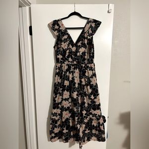 Who What Wear Midi Floral Dress
